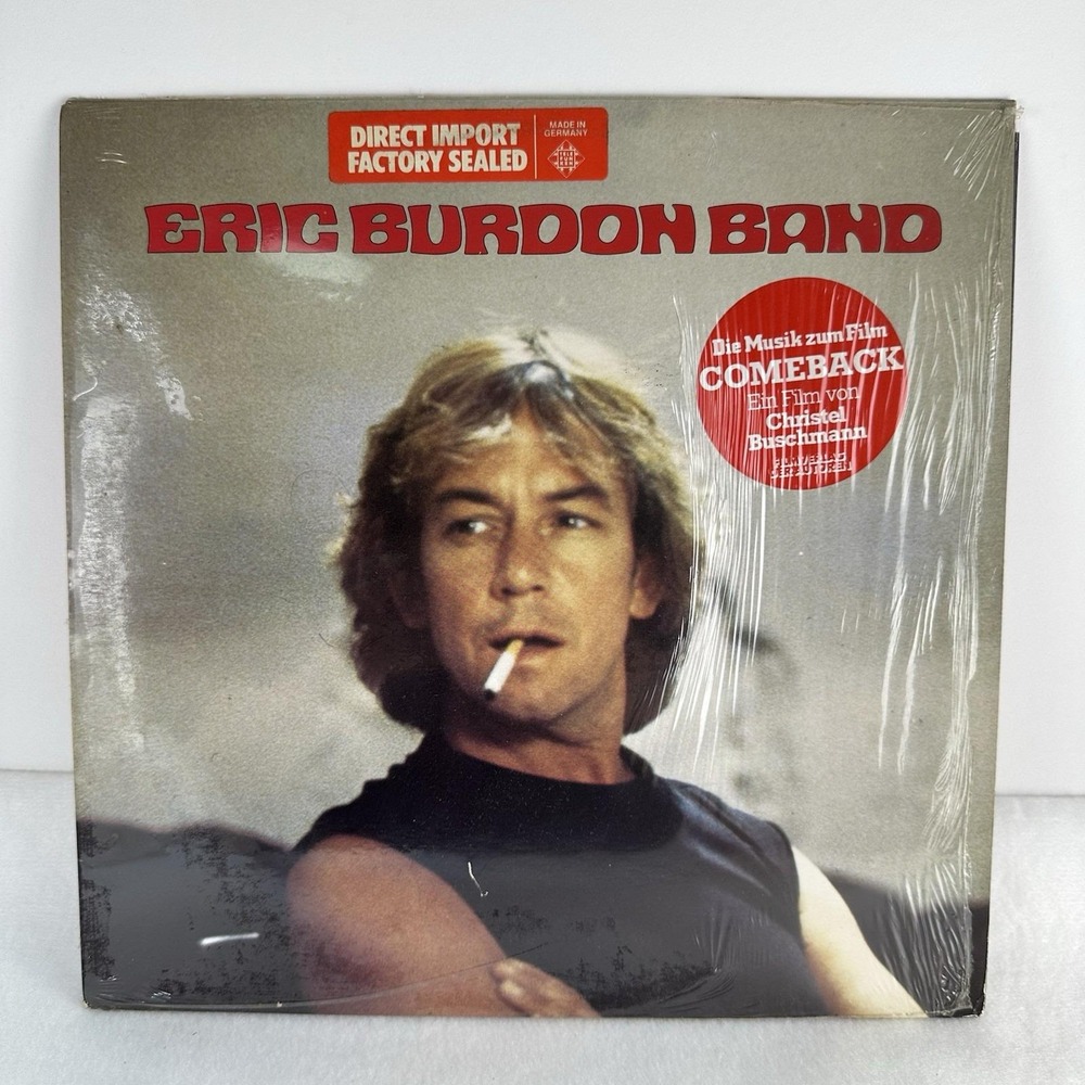 Eric Burdon Band Comeback 1982 German Vinyl LP Line Records 6.25124 Import